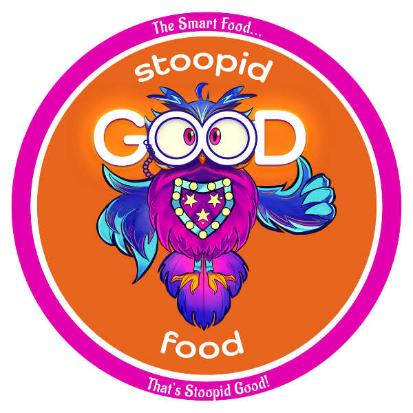 A Stoopid Good World featuring Stoopid Good Food Logo